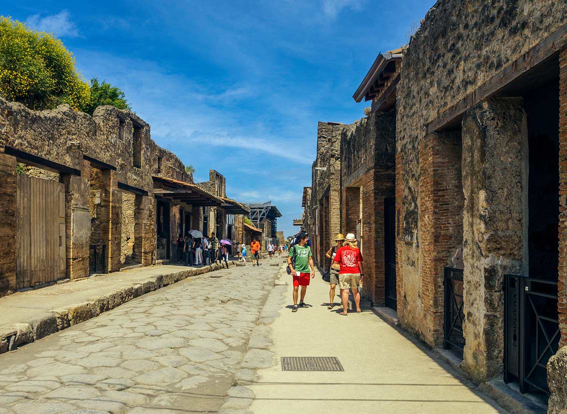 the ancient city of Pompeii