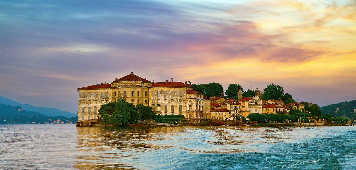 Isole Bella island in Lake Maggiore