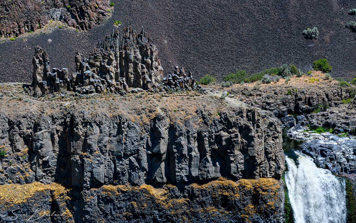 Palouse Falls details, Washington State