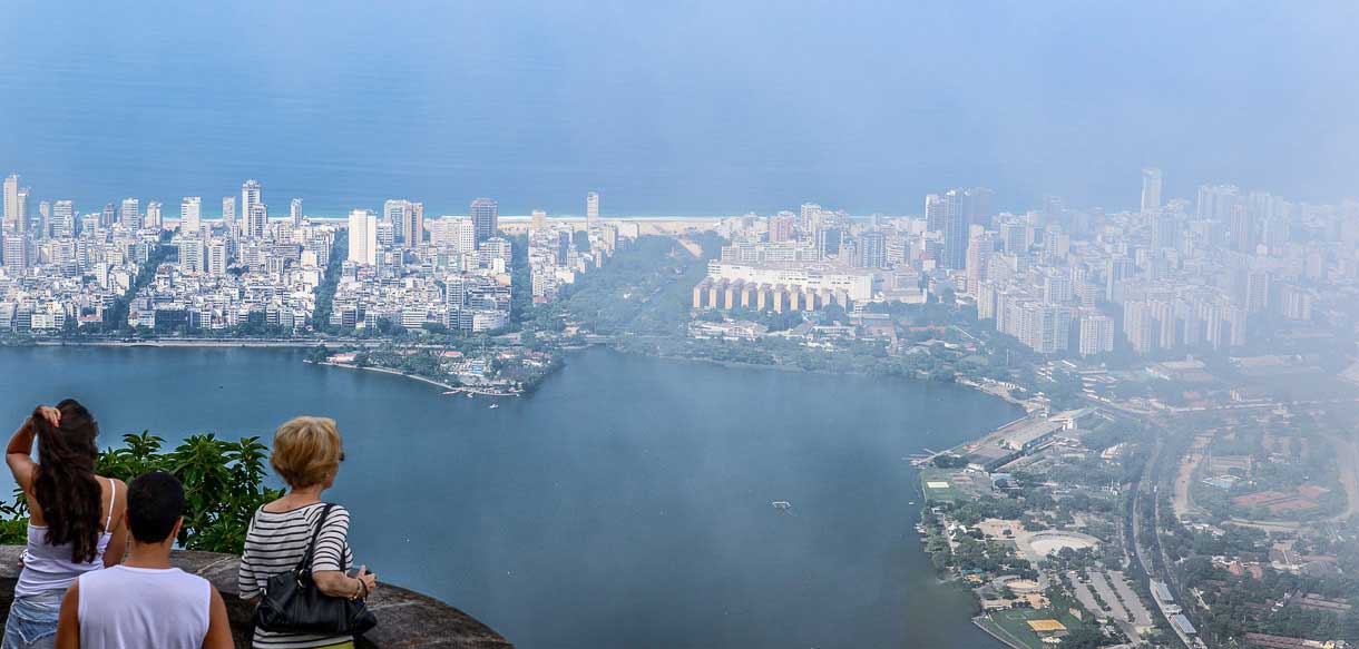 Rio view from Corcovado mountain