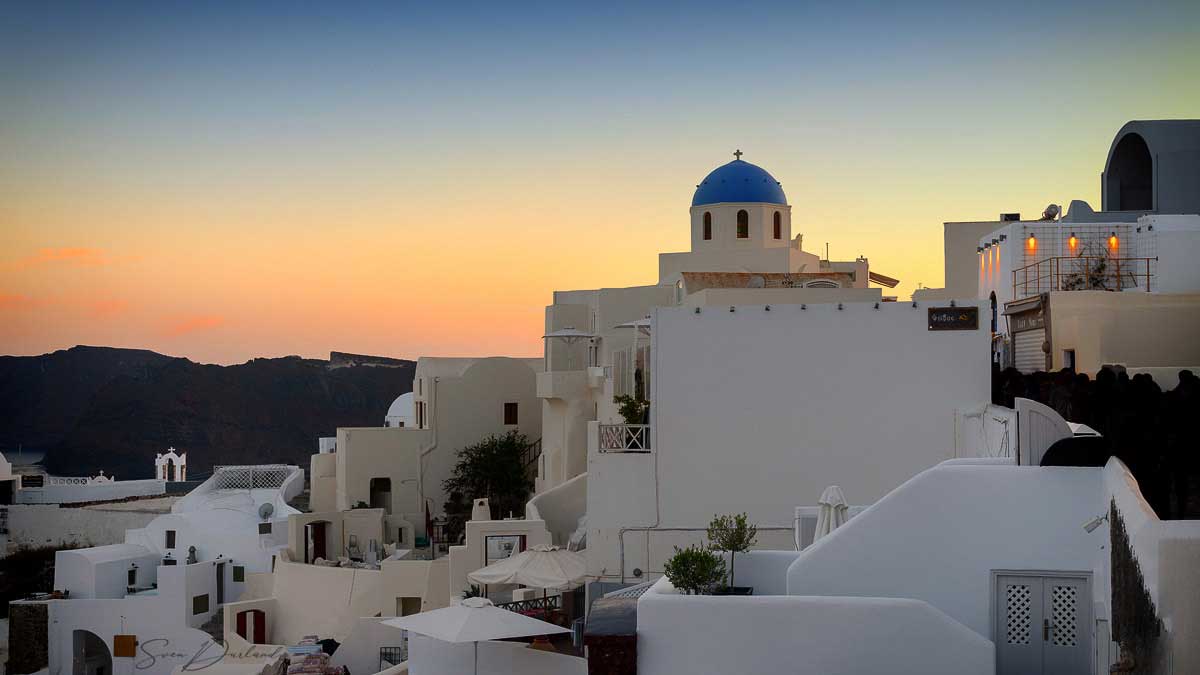 Oia, Santorini at night