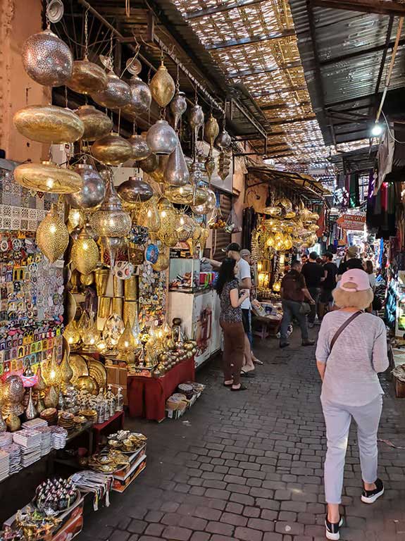 souks in Marrakech